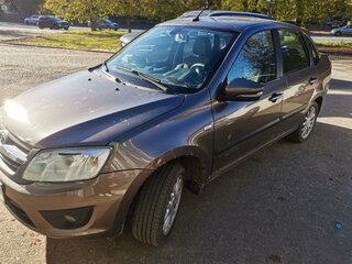 2015 Lada (ВАЗ) Granta I, коричневый, 365000 рублей, вид 2