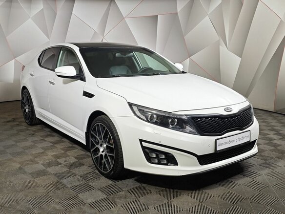 2014 Kia Optima III Рестайлинг, серый, 1295150 рублей - вид 2