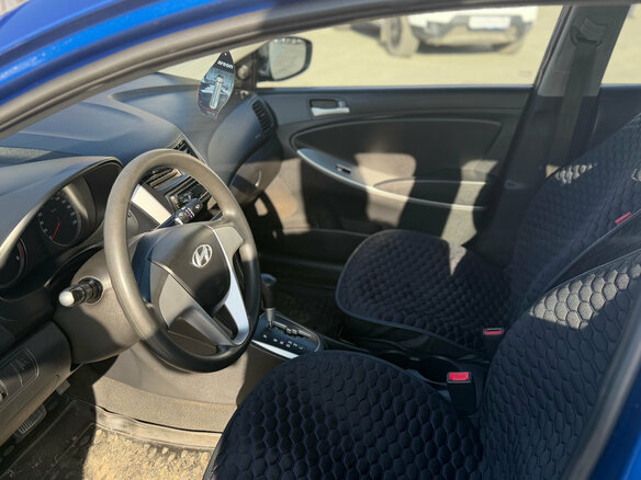 2011 Hyundai Solaris I, синий, 790000 рублей - вид 2