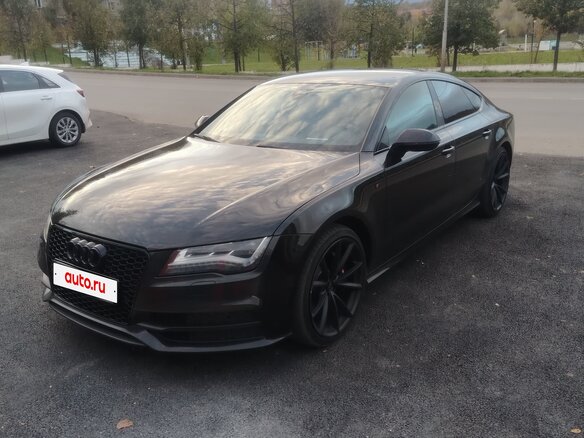 2012 Audi A7 I (4G), чёрный, 2250000 рублей