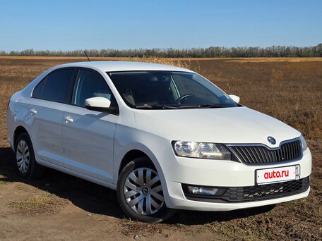 2019 Skoda Rapid I Рестайлинг, белый, 935000 рублей, вид 4