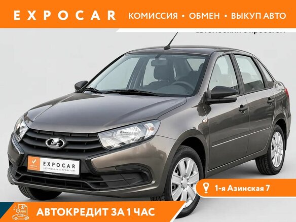 2018 Lada (ВАЗ) Granta I Рестайлинг, коричневый, 415000 рублей