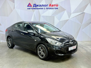 2011 Hyundai Solaris I, чёрный, 670000 рублей, вид 3