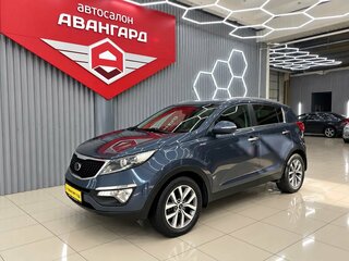 2014 Kia Sportage III Рестайлинг, синий, 1747000 рублей, вид 3
