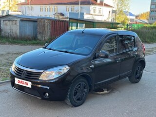 2011 Renault Sandero I, чёрный, 370000 рублей, вид 1