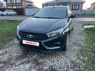 2016 Lada (ВАЗ) Vesta I, чёрный, 750000 рублей, вид 1