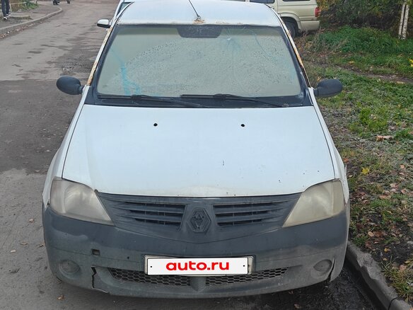 2005 Renault Logan I, белый, 124999 рублей - вид 1