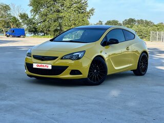 2014 Opel Astra GTC J Рестайлинг, жёлтый, 915000 рублей, вид 1