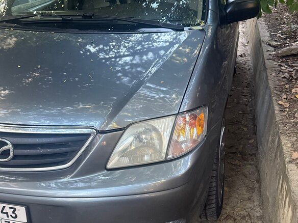 2001 Mazda MPV II (LW), серый, 400000 рублей - вид 1