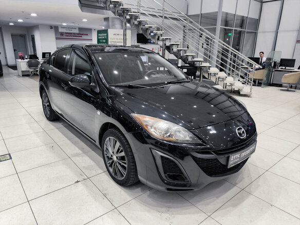2009 Mazda 3 II (BL), чёрный, 699000 рублей - вид 2
