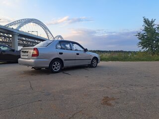 2008 Hyundai Accent ТагАЗ II, серебристый, 300000 рублей, вид 4