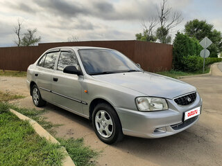 2005 Hyundai Accent ТагАЗ II, серебристый, 388000 рублей, вид 1
