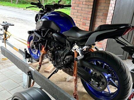 2020 Yamaha MT-07 (FZ-07), синий, 920000 рублей, вид 1