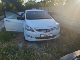 2015 Hyundai Solaris I Рестайлинг, белый, 785000 рублей, вид 1
