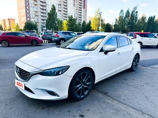 2016 Mazda 6 III (GJ) Рестайлинг, белый, 1380000 рублей, вид 1