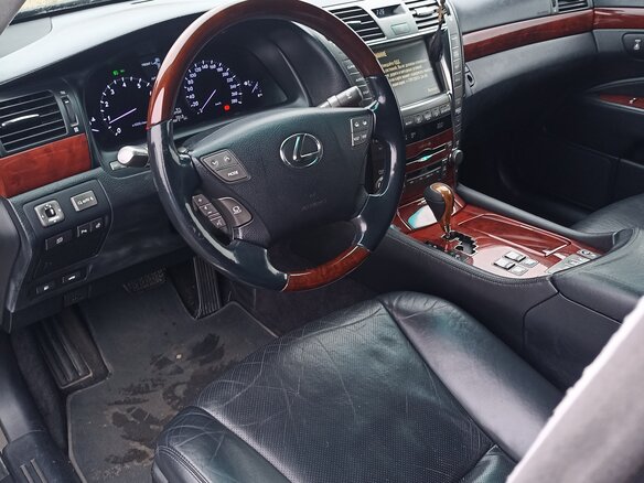 2008 Lexus LS 460 IV, серый, 1150000 рублей - вид 18