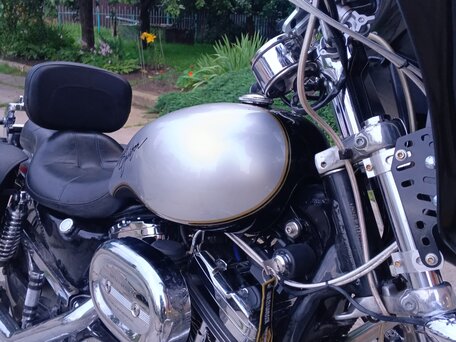 2003 Harley-Davidson Sportster 1200, серебристый, 690000 рублей, вид 3