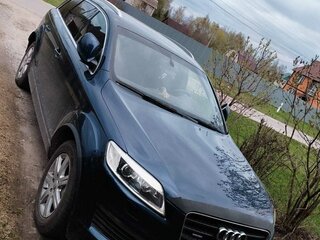 2008 Audi Q7 I (4L), синий, 1150000 рублей, вид 2