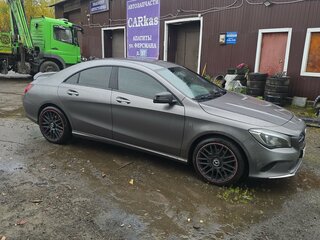 2016 Mercedes-Benz CLA 200 I (C117, X117) Рестайлинг, серый, 1500000 рублей, вид 3