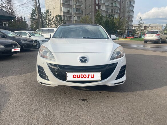 2011 Mazda 3 II (BL) Рестайлинг, белый, 700000 рублей - вид 1