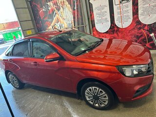 2018 Lada (ВАЗ) Vesta I, красный, 1250000 рублей, вид 4