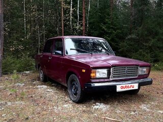 2006 Lada (ВАЗ) 2107, пурпурный, 103000 рублей, вид 5
