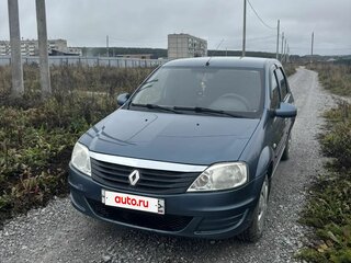 2014 Renault Logan I Рестайлинг, синий, 585000 рублей, вид 1