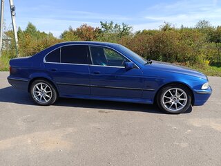 1998 BMW 5 серии 523i IV (E39), синий, 650000 рублей, вид 3