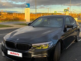 2019 BMW 5 серии 530d xDrive VII (G30/G31/G38), чёрный, 3399999 рублей, вид 3
