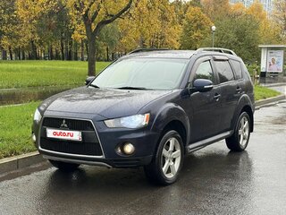 2012 Mitsubishi Outlander II Рестайлинг, синий, 1130000 рублей, вид 1