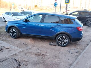 2022 Lada (ВАЗ) Vesta SW Cross I, синий, 1900000 рублей, вид 4