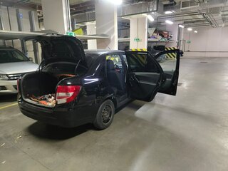 2022 Lada (ВАЗ) Granta I Рестайлинг, чёрный, 620000 рублей, вид 1
