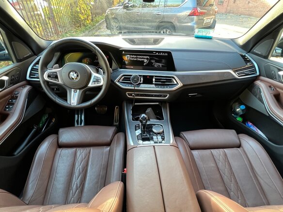 2020 BMW X5 30d IV (G05/G18), синий, 8500000 рублей - вид 9