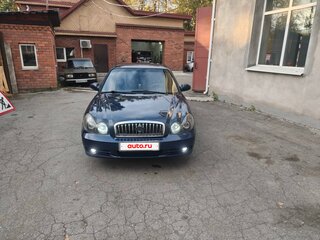 2007 Hyundai Sonata ТагАЗ IV (EF) Рестайлинг, синий, 400000 рублей, вид 1