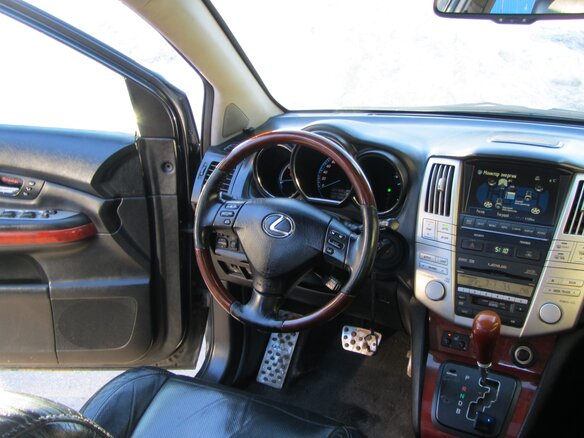 2007 Lexus RX 400h II Рестайлинг, синий, 1500000 рублей - вид 11