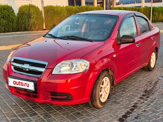 2008 Chevrolet Aveo I Рестайлинг, красный, 390000 рублей, вид 1