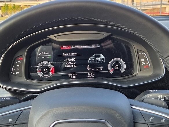2021 Audi Q8 45 TDI I (4M), чёрный - вид 5