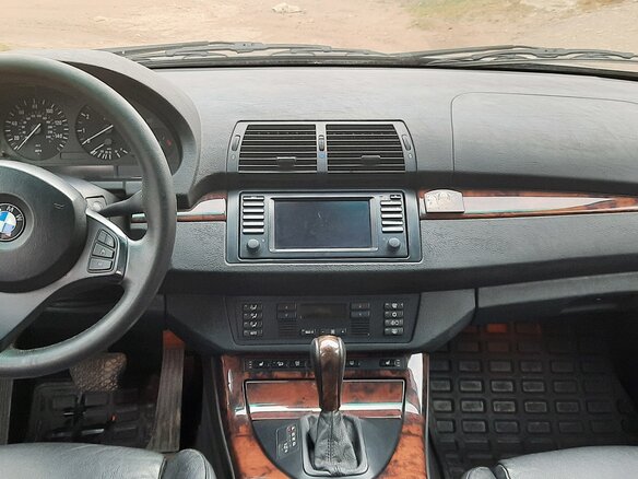 2005 BMW X5 3.0i I (E53) Рестайлинг, серый - вид 4