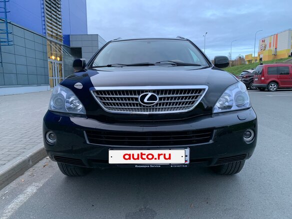2008 Lexus RX 400h II Рестайлинг, чёрный, 1400000 рублей - вид 1