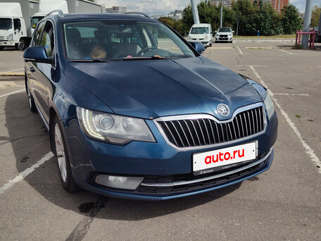 2014 Skoda Superb II Рестайлинг, зелёный, 1297000 рублей, вид 1