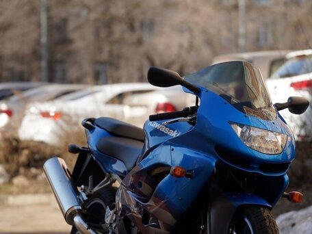 1999 Kawasaki ZX-9R Ninja, синий, 365000 рублей, вид 1