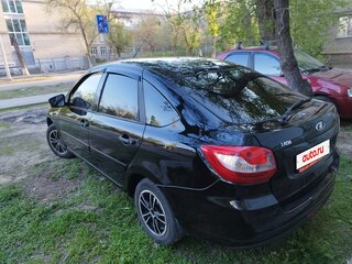 2014 Lada (ВАЗ) Granta I, чёрный, 500000 рублей, вид 3