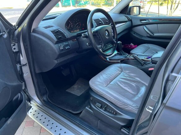 2005 BMW X5 4.4i I (E53) Рестайлинг, серый, 1490000 рублей - вид 7