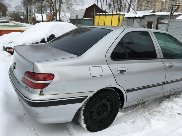 2001 Peugeot 406 I Рестайлинг, серебристый - вид 4