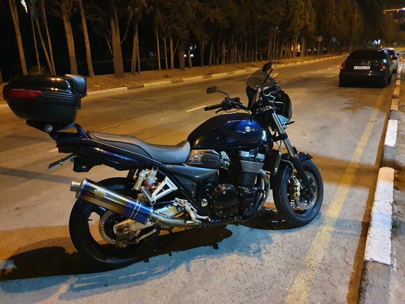 2007 Suzuki GSX 1400, синий - вид 16