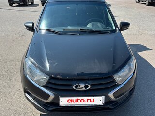 2019 Lada (ВАЗ) Granta I Рестайлинг, чёрный, 500000 рублей, вид 2