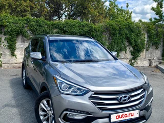 2016 Hyundai Santa Fe III Рестайлинг, серебристый, 2200000 рублей, вид 2