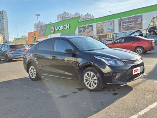 2017 Kia Rio IV, чёрный, 1300000 рублей, вид 4
