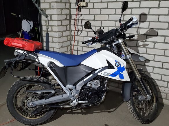 2007 BMW G 650 X, белый - вид 1