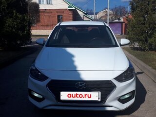 2019 Hyundai Solaris II, белый, 1200000 рублей, вид 2